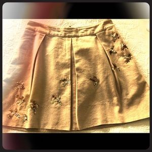 Sparkle-y unique mini skirt.  Anthropologie.